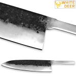 White Deer 1095 Steel Santoku Chef Knife