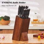 Acacia Wood Universal Knife Block Holder