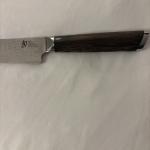 Shun Fuji 6” Serrated Utility Knife, Damascus Steel