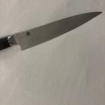 Shun Fuji 6” Serrated Utility Knife, Damascus Steel
