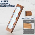 Acacia Wood Magnetic Knife Strip for Wall 10 Inch