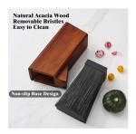 Acacia Wood Knife Block and Organizer