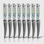 Seido Awabi Serrated Steak Knives Set of 8