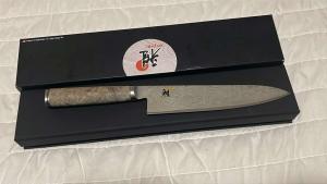 Miyabi Black 8” Chef’s Knife with Gray Ash Handle