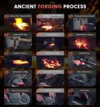 ENOKING 7.5” Hand Forged Cleaver Knife