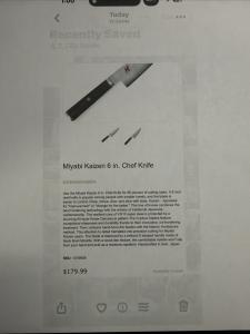 Miyabi Kaizen 6-Inch Chef Knife
