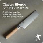 Shun Classic Blonde 6.5" Nakiri Knife