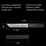 Vintage Kiku Tanto Fixed Blade Knife in Stainless Steel