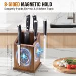 Acacia Wood XL Magnetic Knife Holder