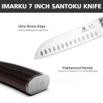 iMarku 7-Inch Japanese Chef Knife - Ultra Sharp