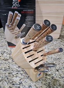 Miyabi Birchwood SG2 7-Piece Knife Block Set