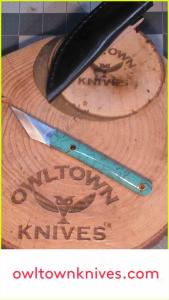 Kiridashi Utility Carving Knife with Leather Sheath