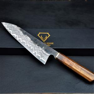 Damascus Chef Knife with Rosewood Handle