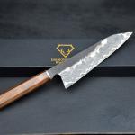 Damascus Chef Knife with Rosewood Handle