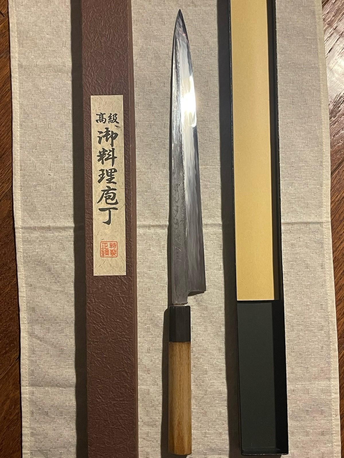 Sakai Ichimonji Tadanoku 300mm Yanagiba Knife