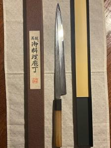 Sakai Ichimonji Tadanoku 300mm Yanagiba Knife