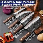 4-Piece Japanese Knife Set for Chefs