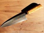 Takeshi Saji 180mm Gyuto Knife with Curly Maple Handle