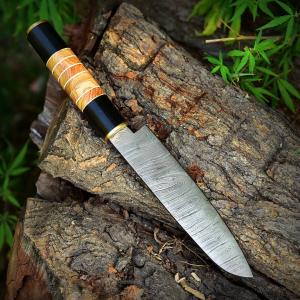 Damascus Steel Chef Knife for Kitchen Use