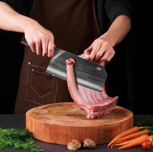 ENOKING Hand Forged Serbian Cleaver Knife