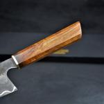 Japanese Damascus Chef Knife, San Mai Design, Rosewood