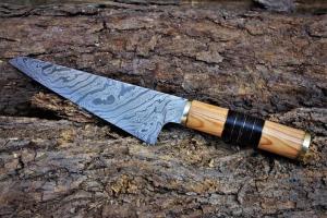 Damascus Steel Japanese Bunka Chef Knife