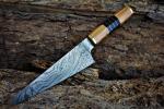 Damascus Steel Japanese Bunka Chef Knife