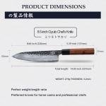 8-Inch Japanese Gyuto Chef Knife, Hand Forged