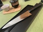 9" Mirror Polish Gyuto Chef Knife with G10 Handle