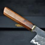 Japanese Damascus Chef Knife with Rosewood Handle