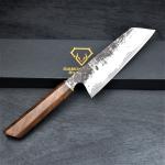Japanese Chef Knife with Rosewood Handle, 52100 Steel