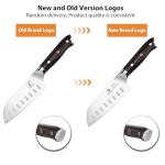 Ultra Sharp 5-Inch Santoku Knife with Pakkawood Handle