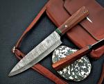 Damascus Steel Chef Knife - Custom Handmade Design