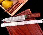 Damascus Steel Chef Knife - Custom Handmade Design