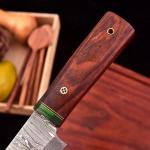 Damascus Steel Chef Knife - Custom Handmade Design