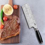 Nakiri Knife - 12C27 Stainless Steel Vegetable Cleaver