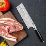 Nakiri Knife - 12C27 Stainless Steel Vegetable Cleaver