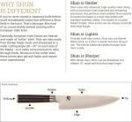 Shun DMS400 Classic 4-Piece Steak Knives Set