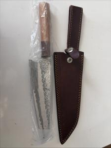 Custom Handmade Santoku Japanese Damascus Steel Knife