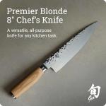 Shun Premier Blonde 8" Chef's Knife - VG-MAX Steel