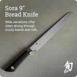 Authentic Shun Sora 9" Japanese Bread Knife