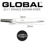 Global G-11R 10” Sushi Slicing Knife