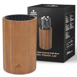 Enoking Acacia Wood Knife Block Holder