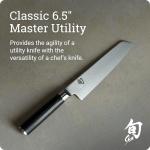 Shun Master Utility Knife: Precision Japanese Cutlery