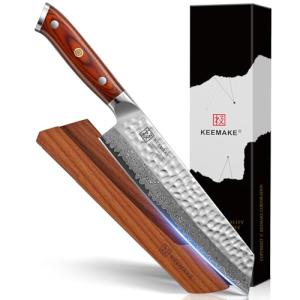 KEEMAKE 7-Inch Nakiri Knife - Razor Sharp Chef Knife