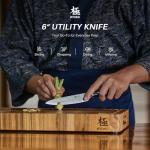 KYOKU Daimyo 6" VG10 Damascus Utility Knife