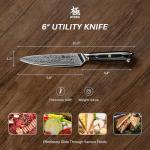 KYOKU Daimyo 6" VG10 Damascus Utility Knife