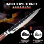 Huusk 8-Inch Japanese Slicing Knife – Hand Forged