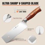 TUO Nakiri Vegetable Cleaver - 6.5" Japanese Knife