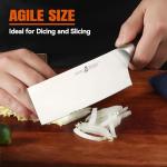 TUO Nakiri Vegetable Cleaver - 6.5" Japanese Knife